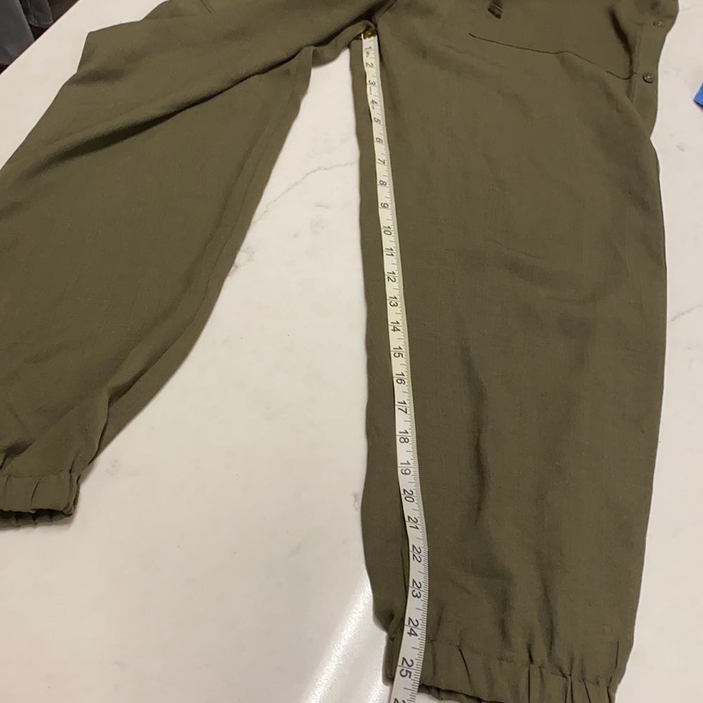 Doe & Rae OLIVE GREEN PANTS - Picture 8 of 9